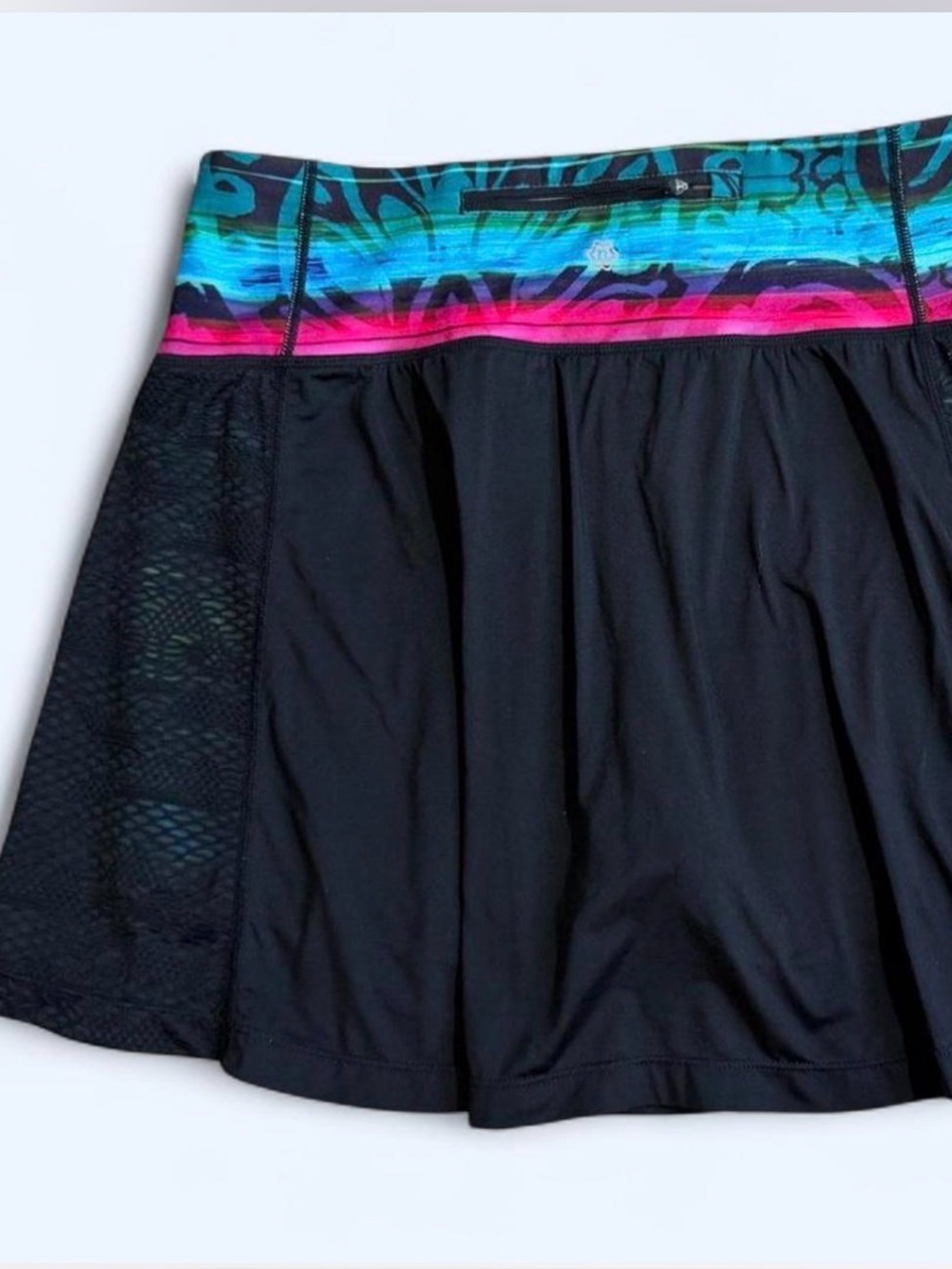 Nanette Lepore Skirt Womens Black Skort size L Large Black Pilates Tennis Golf